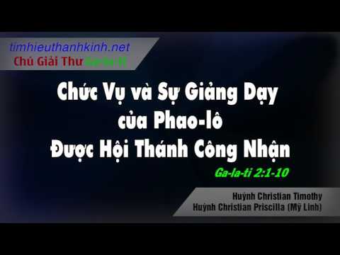 Ga-la-ti 2:1-10 Chức