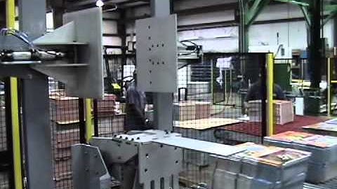 Fanuc Arm Robot Stacking, Straightening and Justifying for Palletizing