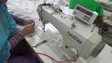 Side vent twill tape attach 14cm