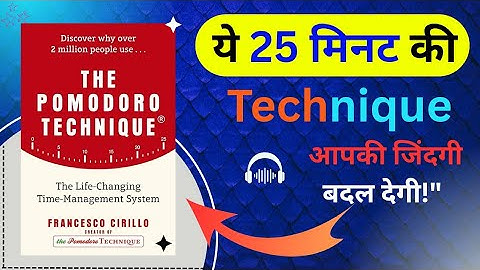 The Pomodoro Technique Book Summary | Time-Management  | by Francesco Cirillo