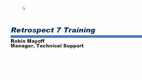 Retrospect for WIN Introduction.wmv