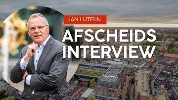 Afscheids interview Burgemeester Jan Luteijn