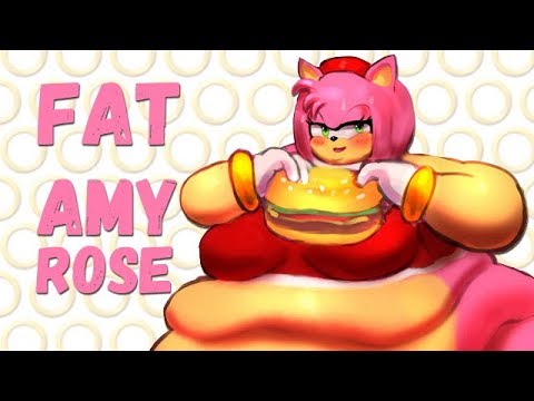 Amy Rose (Sonic the Hedgehog) as Fat Parody