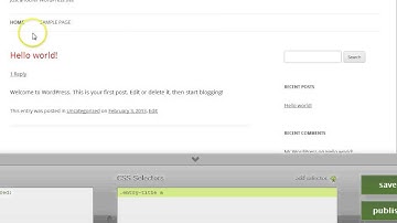 Fastest Css Editor (WordPress Plugin) - Quick Tour