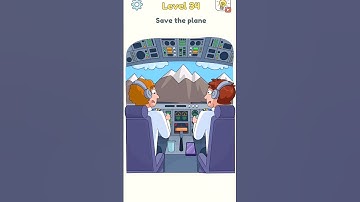 DOP 3 : Displace One Part Level 34 Save The Plane #gameplay #shorts