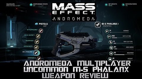 Mass Effect Andromeda Multiplayer M-5 Phalanx Pistol Review