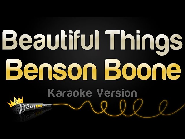 Benson Boone - Beautiful Things (Karaoke Version) class=