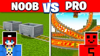 NOOB vs PRO HIZ TRENİ YAPI KAPIŞMASI !! - Minecraft