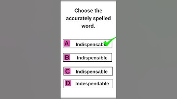 Test Your Spelling Skills: Can You Choose the Correctly Spelled Words? 80% CANNOT #spellingtest
