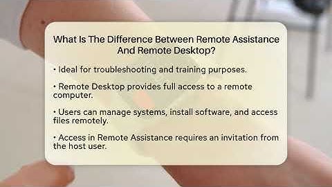 What Is The Difference Between Remote Assistance And Remote Desktop? - Be App Savvy