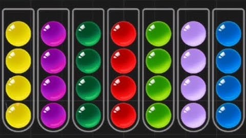 Smart Move Color Ball Sorting Puzzle Solution #puzzle #ballcolors #gameplay