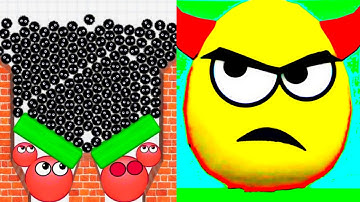Draw To Smash Vs Hide Ball Brain Teasers Satisfying Games Mix!