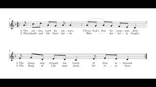 Easter Morning Sequence - Victimae Paschali Laudes - English