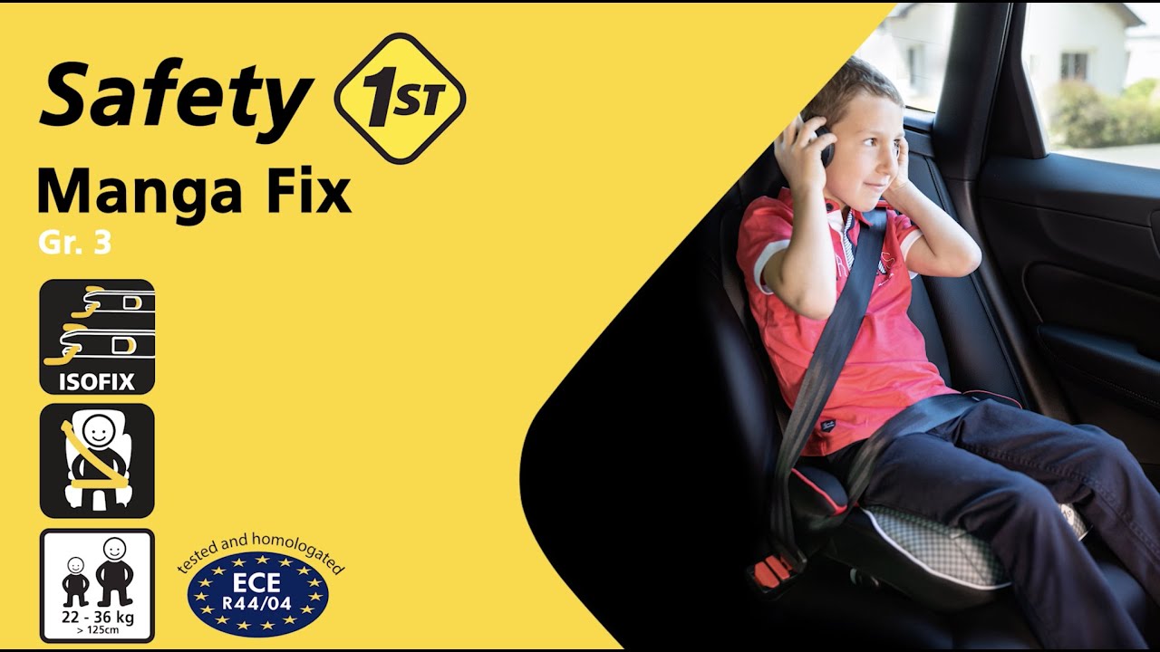 Accountant krant oplichterij Safety 1st MANGA FIX group 3 car seat with Isofix instructions video -  YouTube