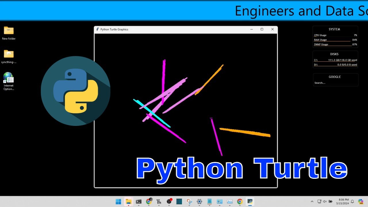 Python Turtle 创造艺术 02：彩色笔触 - YouTube