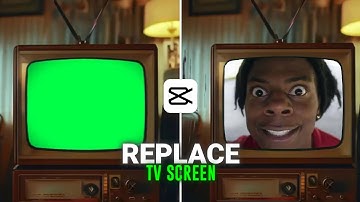 Add Your Video to a Green Screen TV | CapCut Tutorial