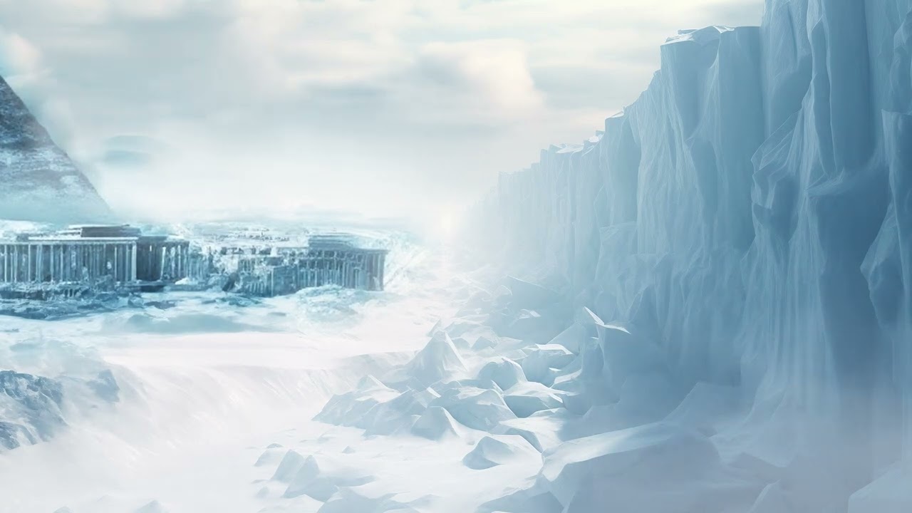 Beyond The Ice Wall of Antarctica | Zen Ambience: Relaxing Arctic Soundscape