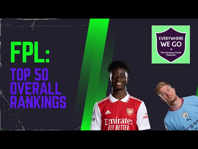 fantasy premier league draft rankings