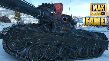 Leopard 1: Excellent game on Glacier - World of Tanks