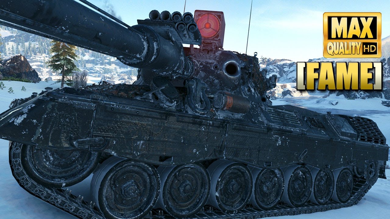 Leopard 1: Отличная игра на Glacier - World of Tanks