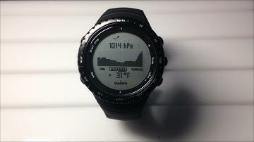 Tracking Winter Storm 2022 temperature & barometric pressure with Suunto Core