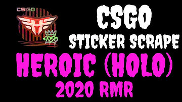 CSGO - Sticker | Heroic (Holo) | 2020 RMR (Holo) - Scrape - Counter Strike