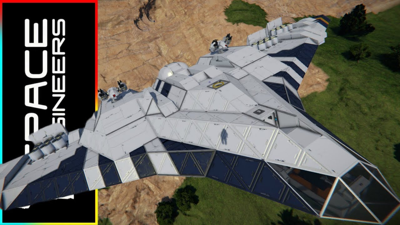The Aquila Gunship - Space Engineers - YouTube
