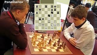 Ponomariov - Carlsen. The Theatre of Chess (Live PGN)