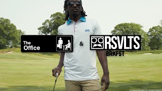 We hit about 1,200 balls last night in preparation for The Office x BRKFST All-Day Polo Collection