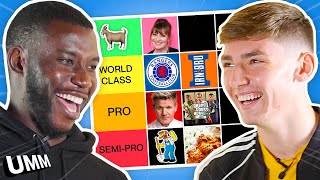 Billy Gilmour's SCOTLAND TIER LIST with Harry Pinero 🏴󠁧󠁢󠁳󠁣󠁴󠁿