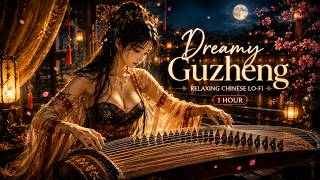 Moonlit Serenity ๐ Chinese Guzheng Lo-Fi for Sleep & Study (1 Hour) | Dreamy Guzheng