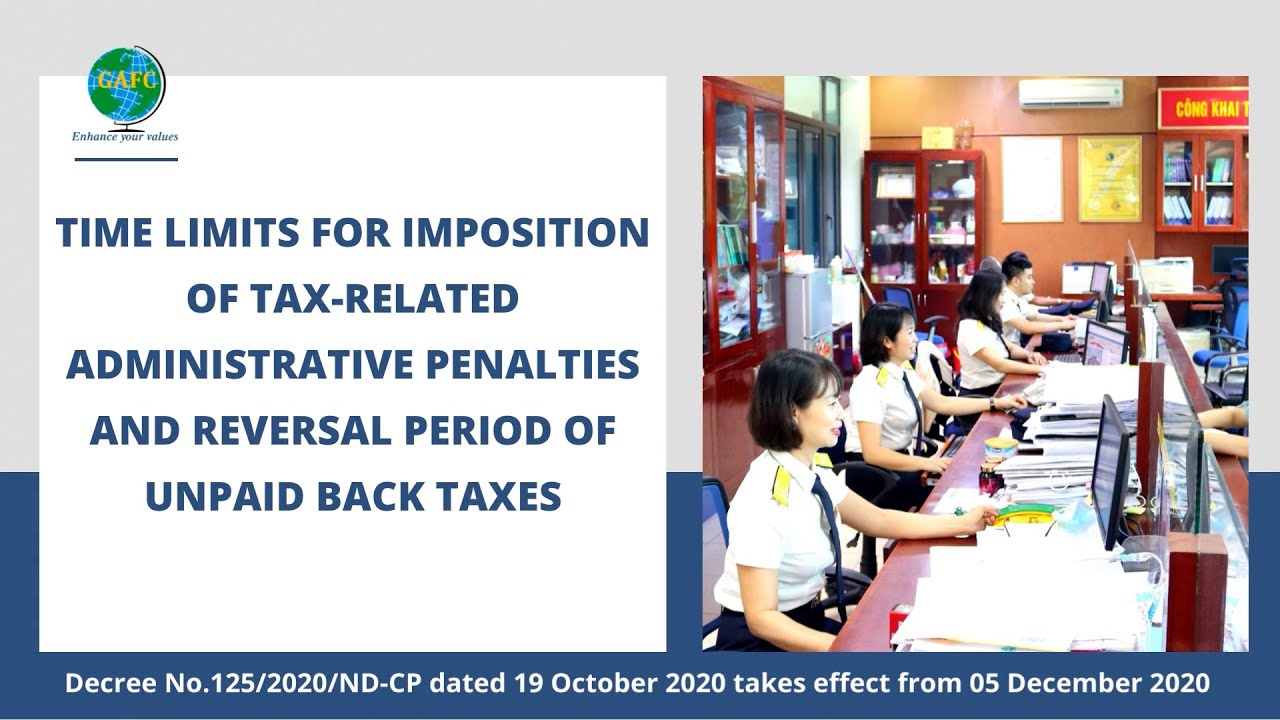 Time Limits for Tax Penalties And Reversal Period Of Unpaid Back Taxes | Global Auditing