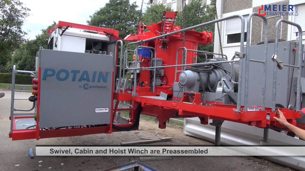 Meier Krantechnik, Montage Potain mdt248