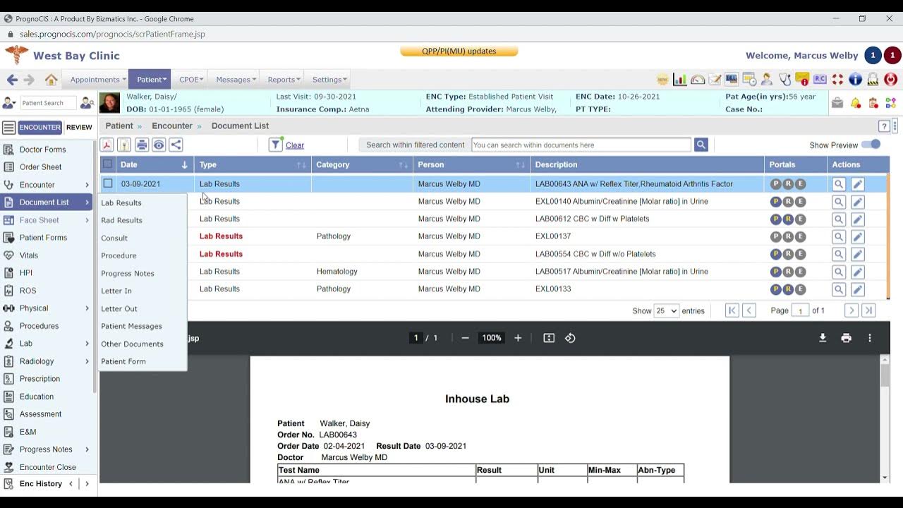 Internal Medicine EHR Software Demo - YouTube