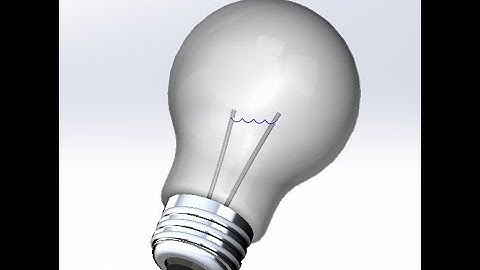 Solidworks   Video 001  Bulb Modelling  Ampoule surface modelling