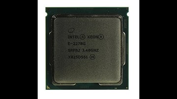 E-2278G Intel Xeon E 8-Core 3.40GHz 16MB L3 Cache Socket FCLGA1151 Processor #E2278G