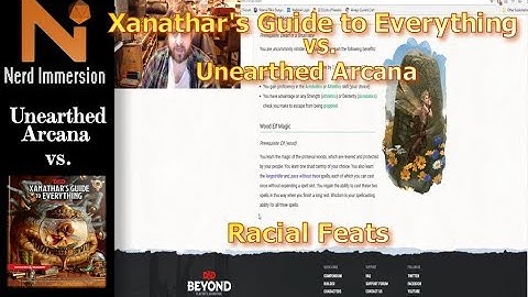 Unearthed Arcana vs Xanathar