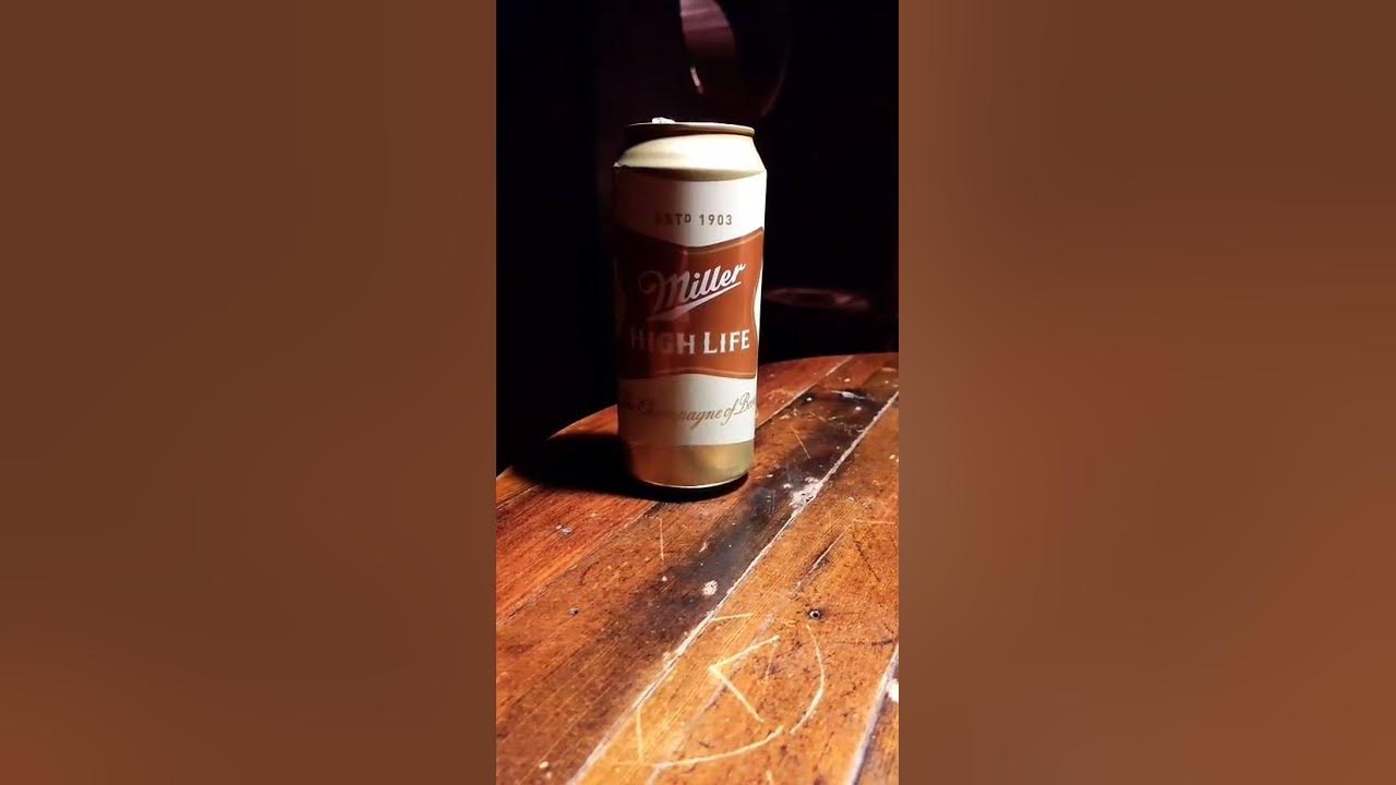 Ambient bar sounds with music, glasses clinking and metal. It's Miller time!