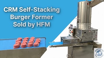 CRM Self-Stacking Burger Former Supplied by HFM