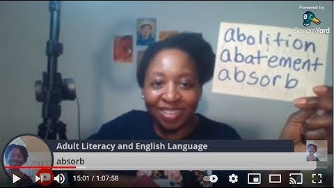 Livestream Reading Class: Teach Yourself to Read (Lesson 13) Learn to Read, Adult Literacy, Video 94