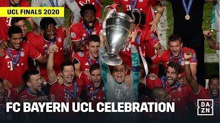 FC Bayern Celebrate Winning The UEFA Champions League