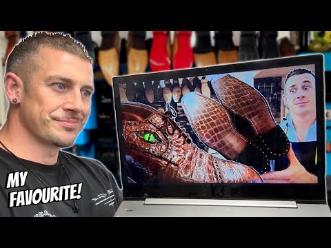 My Customer Actually Wanted Crocodile Eyes Adding to these Shoes... thumbnail