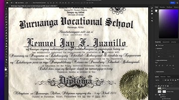 Photoshop Certificate Editing: Step-by-Step Name Change Tutorial