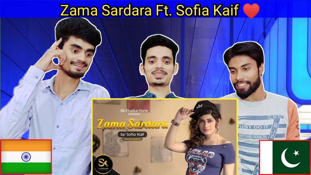 Indian Reaction On Zama Sardara Pashto Song Sofia Kaif OP Bros 