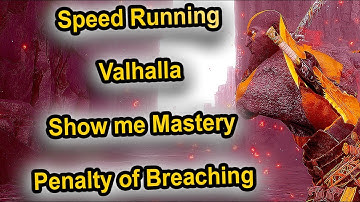 Speed running God of War Ragnarök Valhalla on Hardest Difficulty & Penalty of Breaching!
