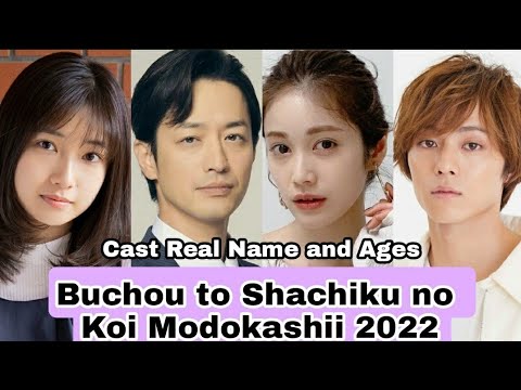 Buchou to Shachiku no Koi Modokashii 2022 Japanese Drama Cast Real Name & Ages || Takezai Terunosuke