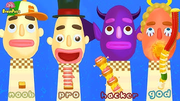 🤣 Sandwich Runner  🤪 Max Level Game Mobile PRO Walkthrough Andrpid iOS NEW Trailers UPDATE