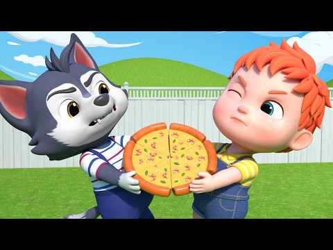 Sharing is Caring | You Can Share the Pizza 🍕| Leo Portuguese - Children's Songs
