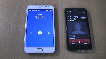 Incoming call & Ringing alarms at the Same Time   Samsung Galaxy Note 1  Android 7+HTC One X