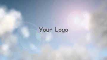 Morning Clouds Logo Video Intro Animation